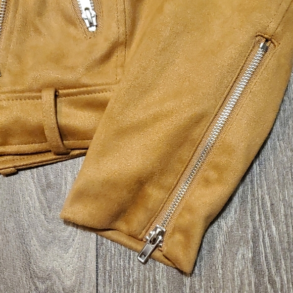 Camel suede jacket - Picture 4 of 4